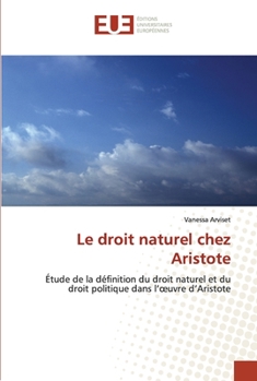 Paperback Le droit naturel chez aristote [French] Book