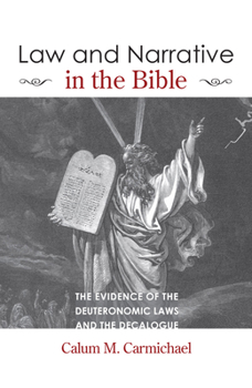 Paperback Law and Narrative in the Bible Book