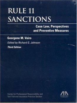 Paperback Rule 11 Sanctions: Case Law, Persectives and Preventive Measures Book