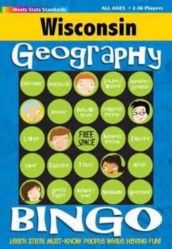 Hardcover Wisconsin Geography Bingo Game! Book