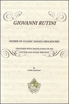 Paperback Giovanni Rutini: Father of Classic Sonata Procedures Book
