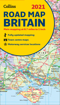 Map 2021 Collins Road Map Britain Book