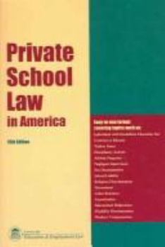 Paperback Private School Law in America Book