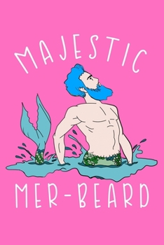 Paperback Majestic Mer Beard: Notebook Wide Rule Book