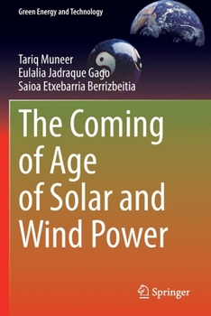 Paperback The Coming of Age of Solar and Wind Power Book