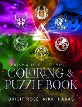 Paperback Prisma Isle Coloring & Puzzle Book