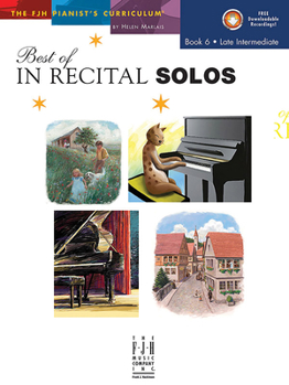 Paperback Best of in Recital Solos, Book 6 Book