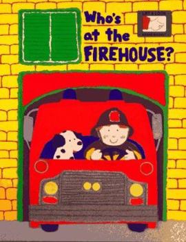 Paperback Who's at the Firehouse? Book