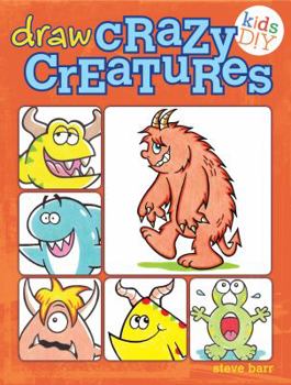 Paperback Draw Crazy Creatures Book