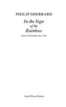Hardcover In the Sign of the Rainbow: Selected Poems, 1940-1989 Book