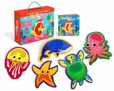Board book Under the Sea - Children's Touch and Feel Book and Puzzle Set Book