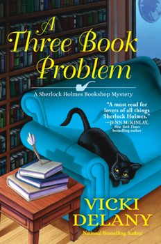 Hardcover A Three Book Problem: A Sherlock Holmes Bookshop Mystery Book
