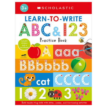 Paperback Learn to Write ABC & 123: Scholastic Early Learners (Workbook) Book