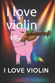 Paperback I Love Violin Book