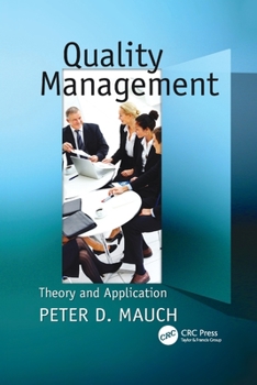 Paperback Quality Management: Theory and Application Book