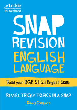 Paperback Bge English Language: Revision Guide for S1 to S3 English Book
