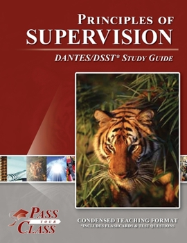 Paperback Principles of Supervision DANTES / DSST Test Study Guide Book