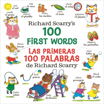 Board book Richard Scarry's 100 First Words/Las Primeras 100 Palabras de Richard Scarry Book
