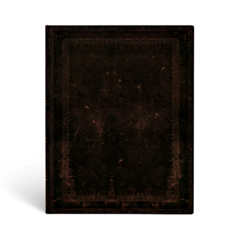 Diary Paperblanks Black Moroccan Bold Old Leather Collection Softcover Flexi Ultra Unlined 240 Pg 100 GSM Book