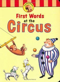 Hardcover Curious George First Words at the Circus Book