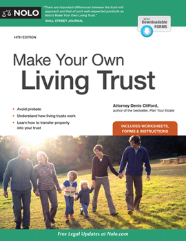 Paperback Make Your Own Living Trust Book