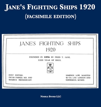 Hardcover Jane's Fighting Ships 1920 (facsimile edition) Book