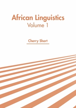 Hardcover African Linguistics: Volume 1 Book