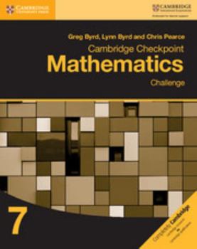 Paperback Cambridge Checkpoint Mathematics Challenge Workbook 7 Book