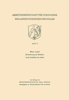 Paperback Die Bedeutung der Beduinen in der Geschichte der Araber [German] Book