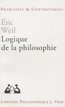 Paperback Logique de la Philosophie [French] Book