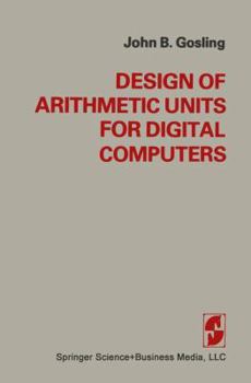 Paperback Design of Arithmetic Units for Digital Computers Book