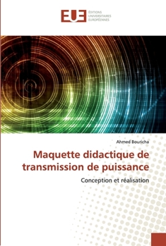 Paperback Maquette didactique de transmission de puissance [French] Book