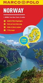 Map Norway Marco Polo Map Book