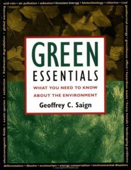 Paperback Green Essentials: What You Need to Know about the Environment Book