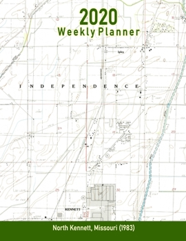 2020 Weekly Planner: North Kennett, Missouri (1983): Vintage Topo Map Cover