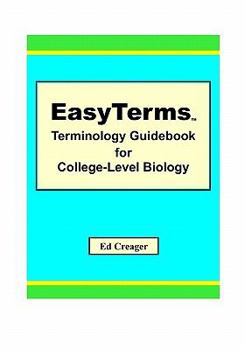 Paperback EasyTerms Terminology Guidebook for College-Level Biology Book