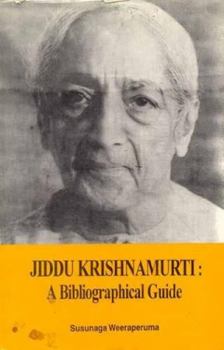 Hardcover Jiddu Krishnamurti: A Bibliographical Guide Book