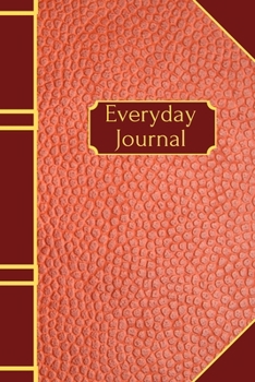 Paperback Everyday Journal: Notebook for writing notes, thoughts and journal entries. Book size is 6 x 9 inches. Book