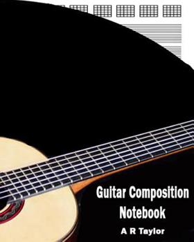 Paperback Guitar Composition Notebook [Large Print] Book