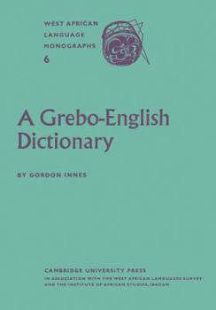 Paperback A Grebo-English Dictionary Book