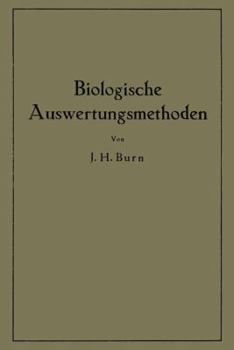 Paperback Biologische Auswertungsmethoden [German] Book