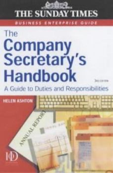 Paperback The Company Secretary's Handbook : A Guide to Duties and Responsibilities Book