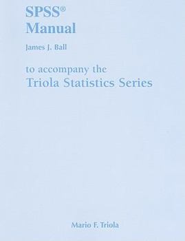 Paperback Triola Statistics Series SPSS Manual Book