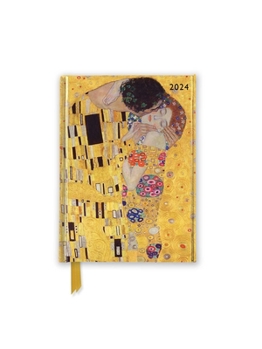 Hardcover Gustav Klimt: The Kiss 2024 Luxury Pocket Diary - Week to View Book