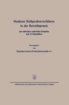 Paperback Moderne Stichprobenverfahren in Der Betriebspraxis [German] Book