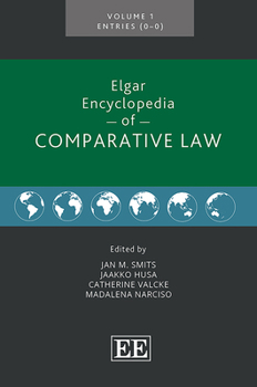 Hardcover Elgar Encyclopedia of Comparative Law Book