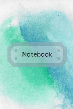 Paperback Notebook: Green Wash - Lined Notebook Journal to write in - Over 100 pages Book