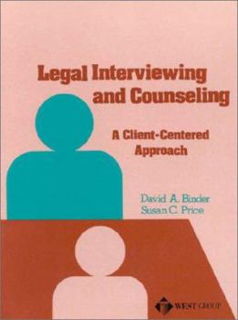 Paperback Binder and Price's Legal Interviewing and Counseling Book