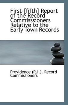 Paperback First-[Fifth] Report of the Record Commisssioners Relative to the Early Town Records Book
