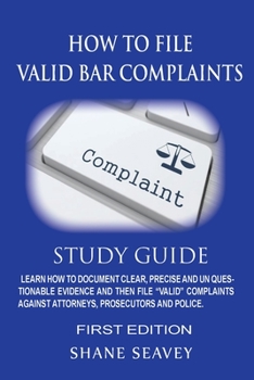 Paperback How to File Valid Bar Complaints Book